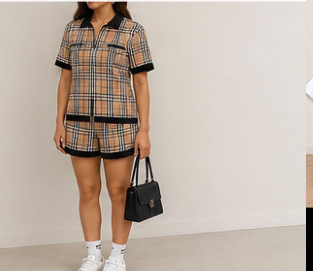 Heritage Check Shorts Set